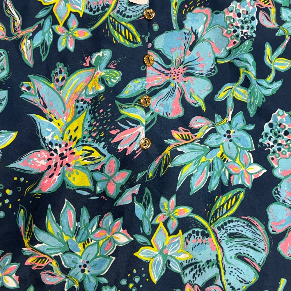 NWT Charlie Paige Floral Sleeveless Dress - Picture 3 of 4